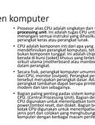 Kepanjangan Dari Cpu Adalah Central Processor Unit Yang Berada Di